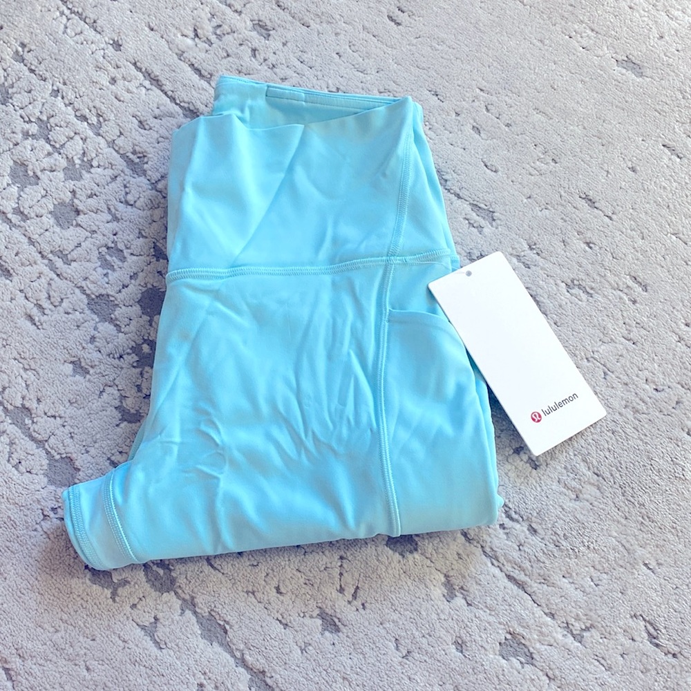 Lululemon icing blue leggings